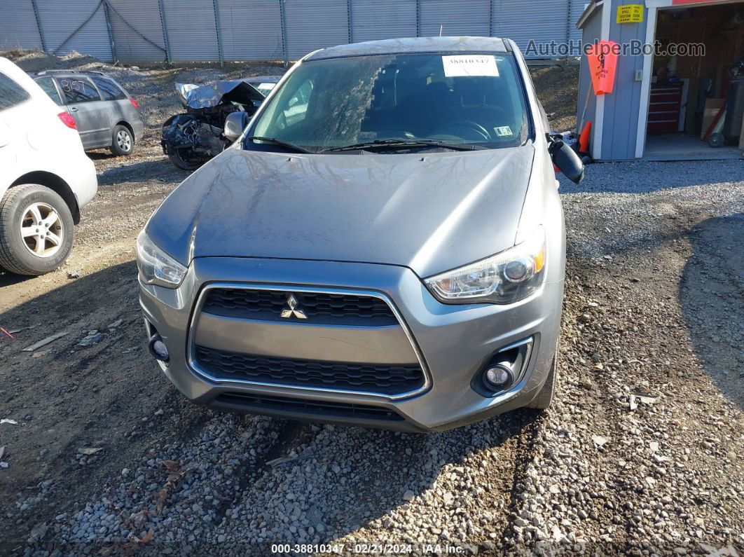 2015 Mitsubishi Outlander Sport Es Серебряный vin: 4A4AR3AU6FE018438