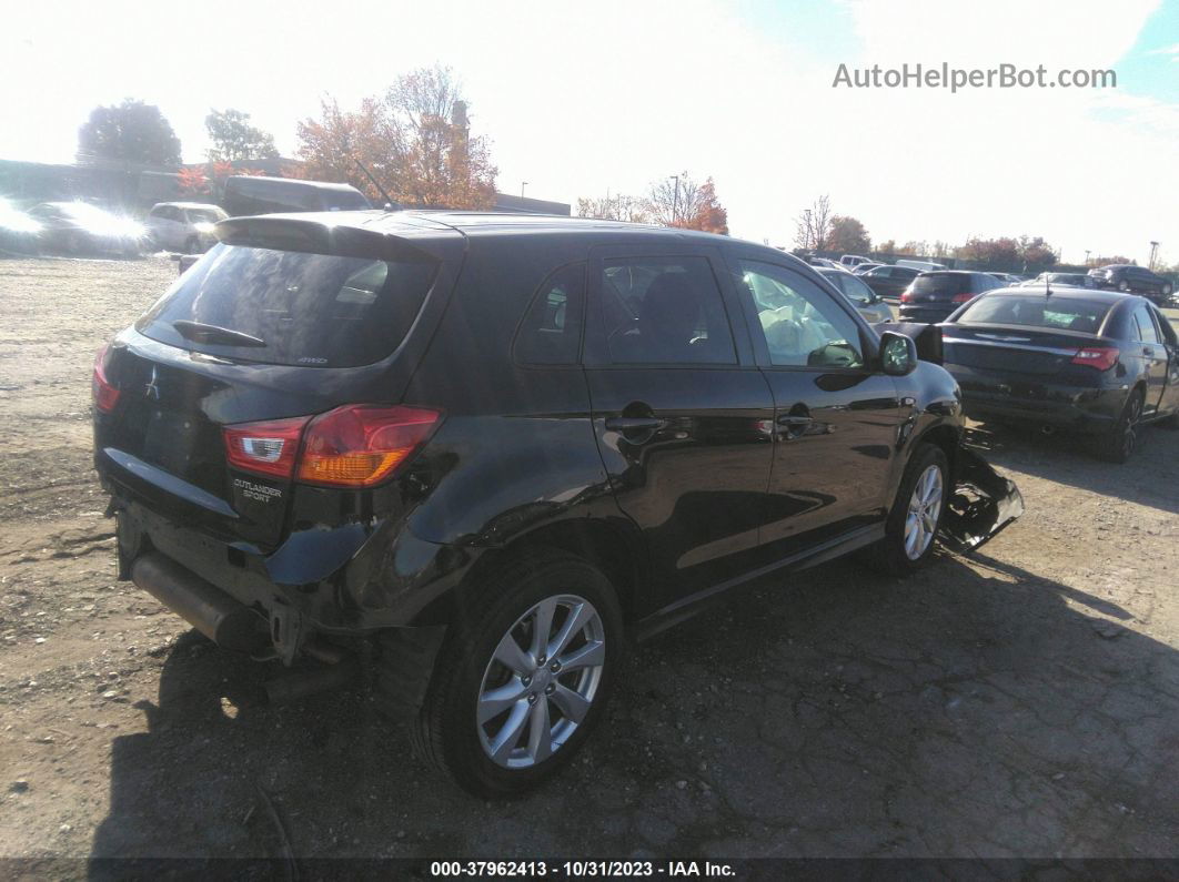 2015 Mitsubishi Outlander Sport Es Black vin: 4A4AR3AU6FE040536