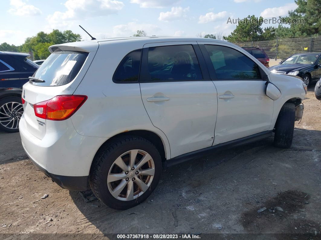 2015 Mitsubishi Outlander Sport Es White vin: 4A4AR3AU6FE040763