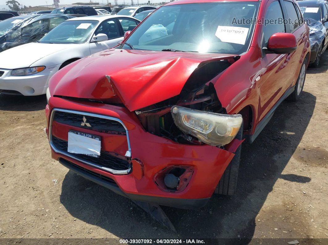 2013 Mitsubishi Outlander Sport Es Burgundy vin: 4A4AR3AU7DE004545