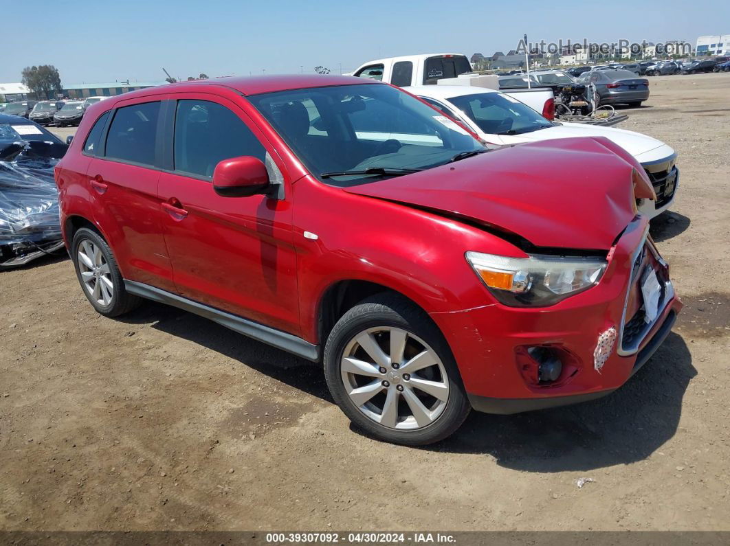 2013 Mitsubishi Outlander Sport Es Burgundy vin: 4A4AR3AU7DE004545