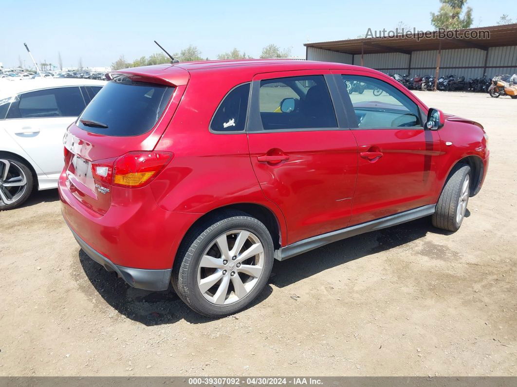 2013 Mitsubishi Outlander Sport Es Burgundy vin: 4A4AR3AU7DE004545