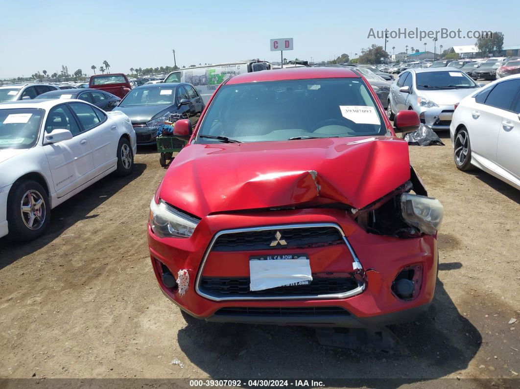 2013 Mitsubishi Outlander Sport Es Burgundy vin: 4A4AR3AU7DE004545