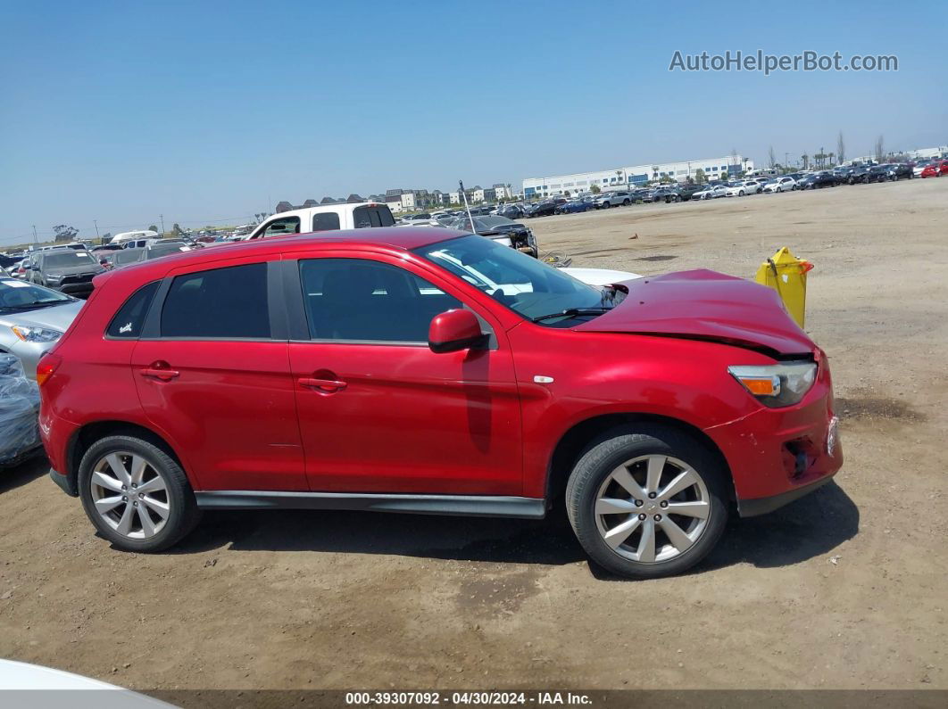 2013 Mitsubishi Outlander Sport Es Burgundy vin: 4A4AR3AU7DE004545