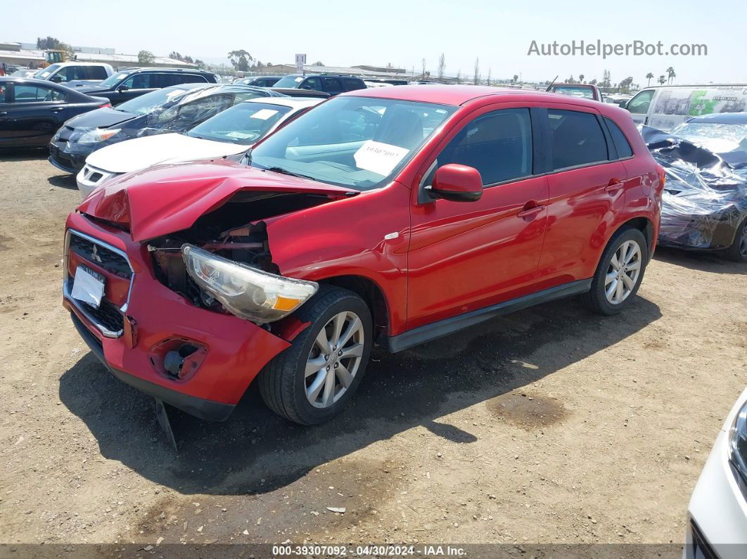 2013 Mitsubishi Outlander Sport Es Burgundy vin: 4A4AR3AU7DE004545