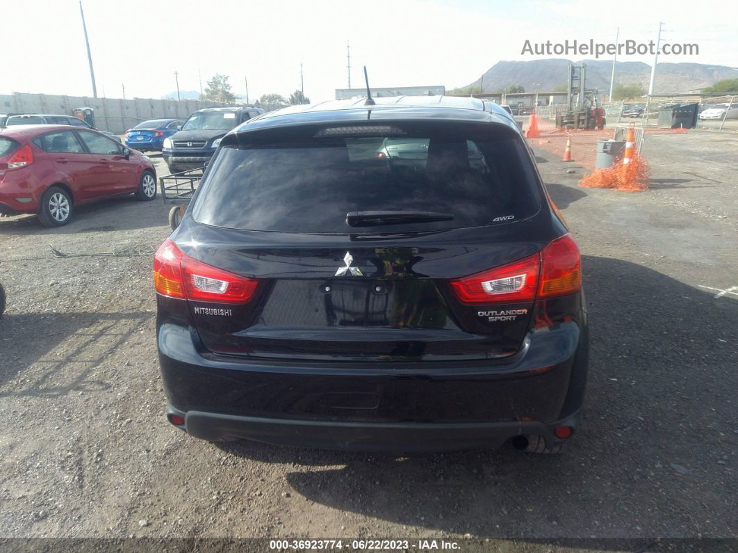 2015 Mitsubishi Outlander Sport Es Черный vin: 4A4AR3AU7FE019520