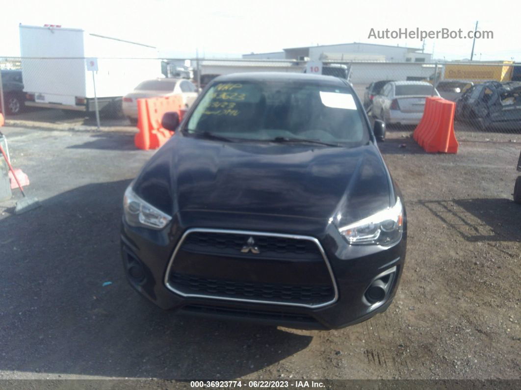 2015 Mitsubishi Outlander Sport Es Черный vin: 4A4AR3AU7FE019520