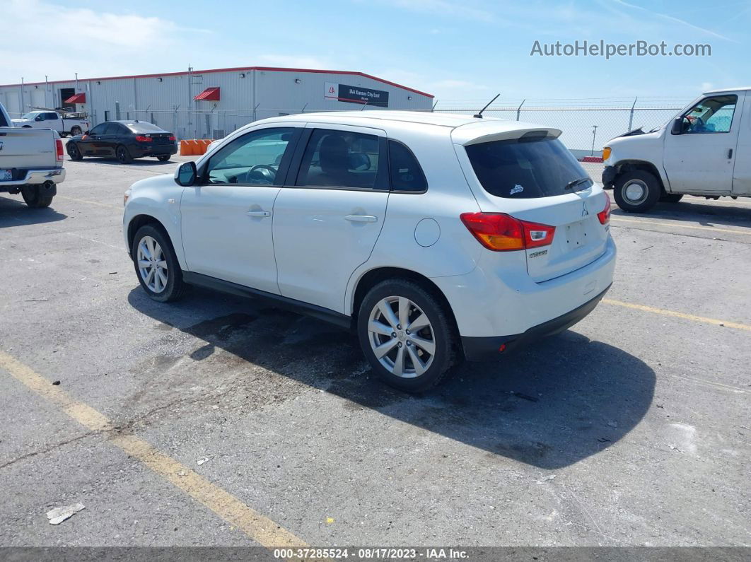 2015 Mitsubishi Outlander Sport Es White vin: 4A4AR3AU7FE019887