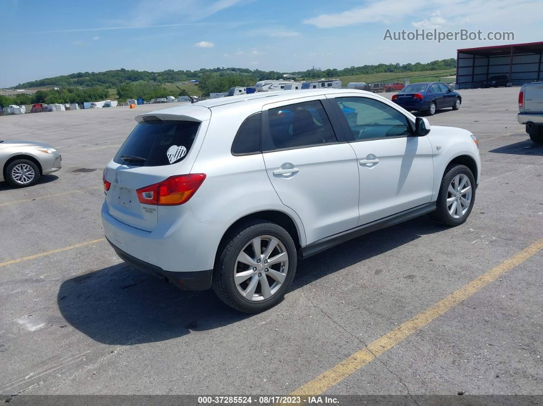 2015 Mitsubishi Outlander Sport Es White vin: 4A4AR3AU7FE019887