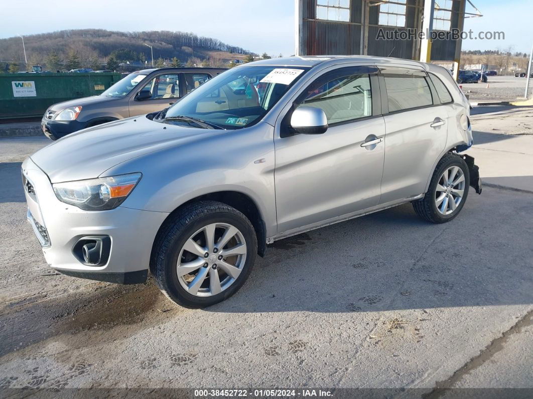 2015 Mitsubishi Outlander Sport Es Серебряный vin: 4A4AR3AU7FE026029