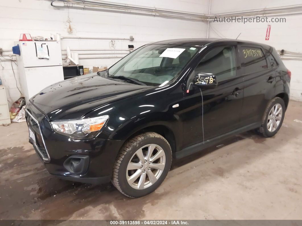 2015 Mitsubishi Outlander Sport Es Черный vin: 4A4AR3AU7FE049147