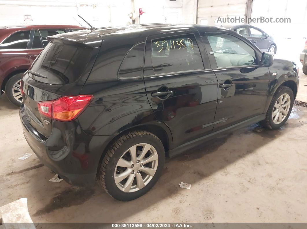 2015 Mitsubishi Outlander Sport Es Черный vin: 4A4AR3AU7FE049147