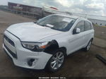 2013 Mitsubishi Outlander Sport Es White vin: 4A4AR3AU8DE004702