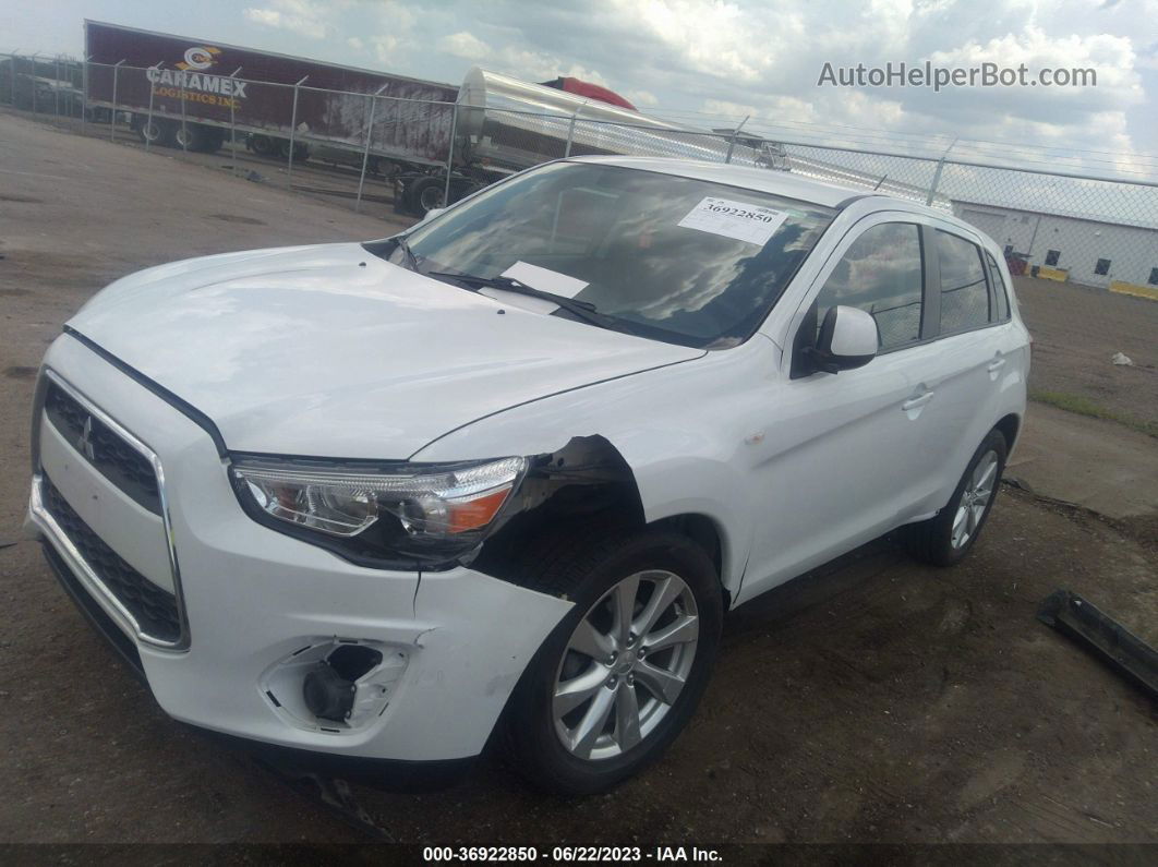 2013 Mitsubishi Outlander Sport Es Белый vin: 4A4AR3AU8DE004702