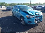 2013 Mitsubishi Outlander Sport Es Blue vin: 4A4AR3AU8DE005591