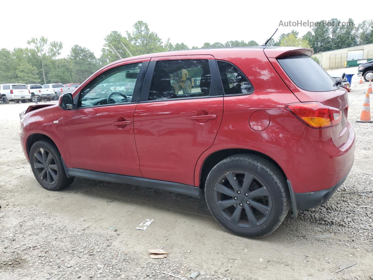 2013 Mitsubishi Outlander Sport Es Red vin: 4A4AR3AU8DE006448