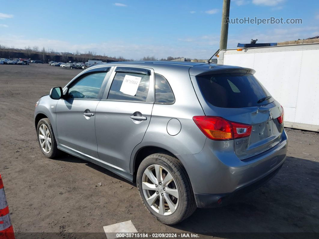 2013 Mitsubishi Outlander Sport Es Gray vin: 4A4AR3AU8DE015361