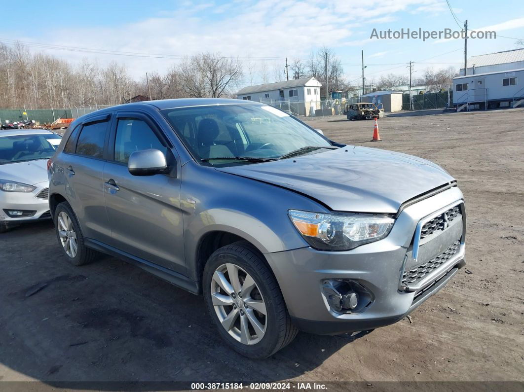 2013 Mitsubishi Outlander Sport Es Gray vin: 4A4AR3AU8DE015361