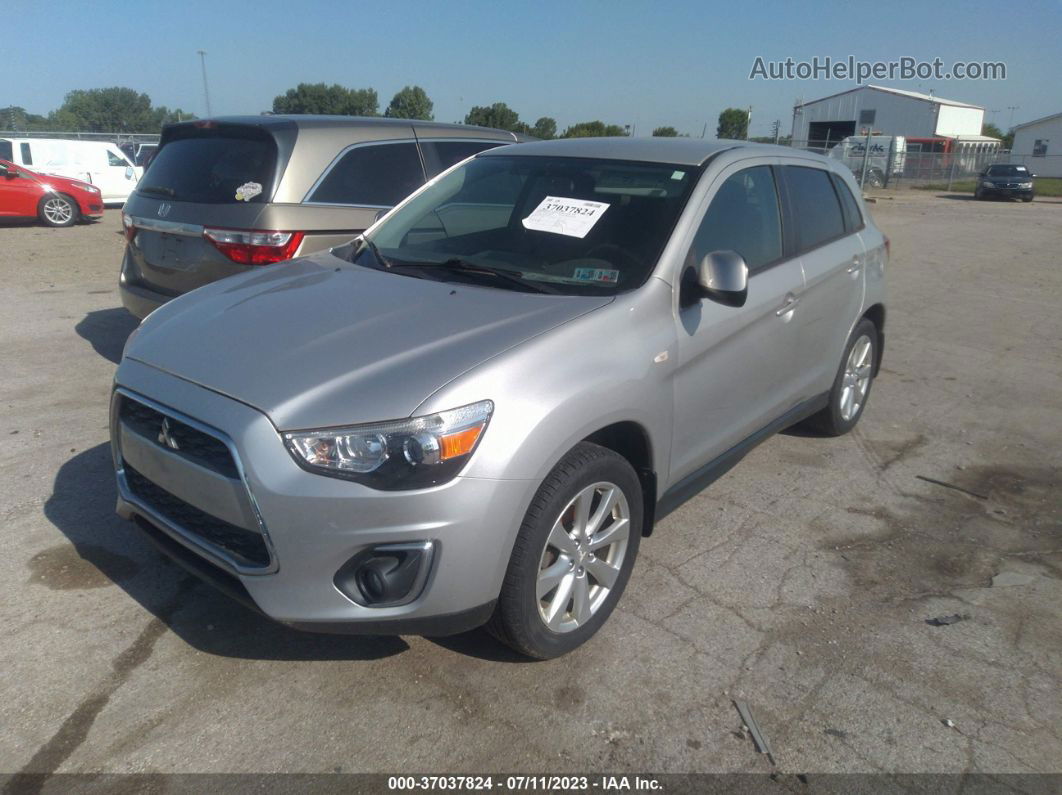 2015 Mitsubishi Outlander Sport Es Silver vin: 4A4AR3AU8FE028193