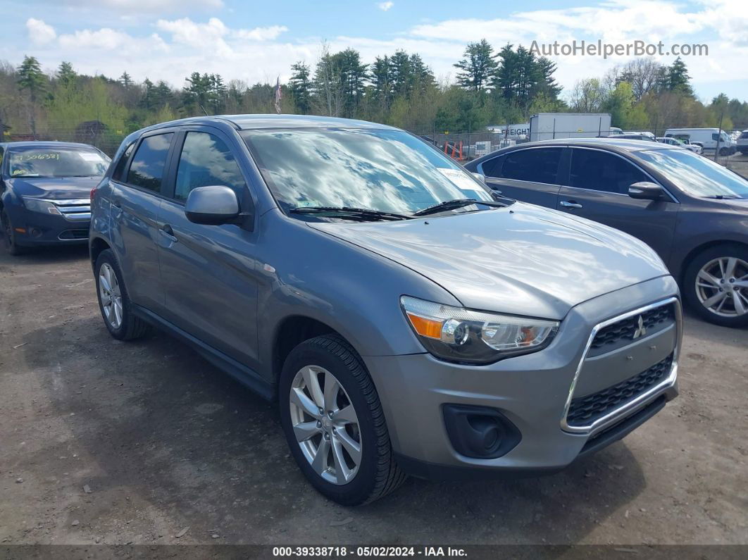 2015 Mitsubishi Outlander Sport Es Gray vin: 4A4AR3AU9FE040143