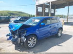 2015 Mitsubishi Outlander Sport Es Синий vin: 4A4AR3AU9FE050557