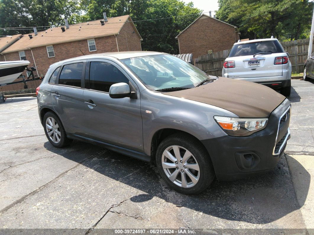 2015 Mitsubishi Outlander Sport Es Gray vin: 4A4AR3AU9FE050770