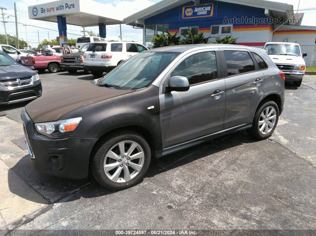 2015 Mitsubishi Outlander Sport Es Gray vin: 4A4AR3AU9FE050770