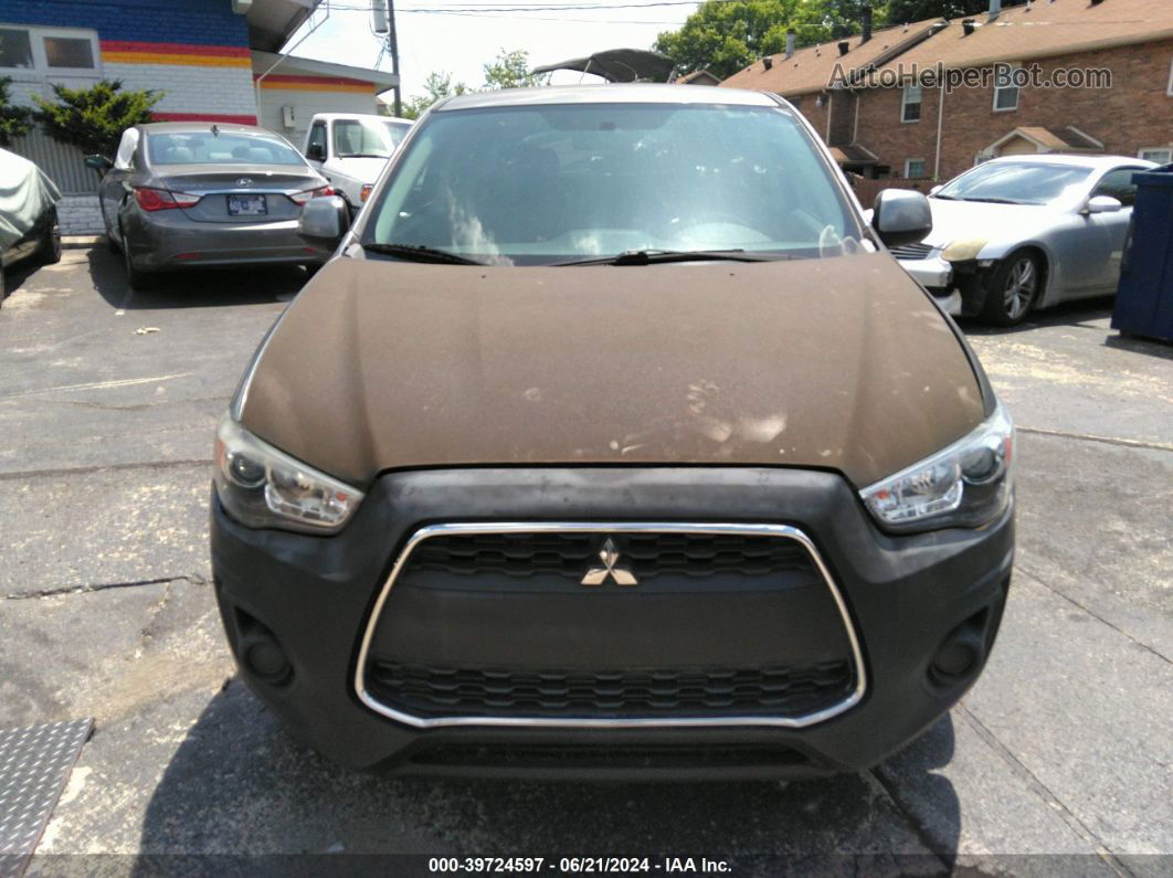 2015 Mitsubishi Outlander Sport Es Gray vin: 4A4AR3AU9FE050770