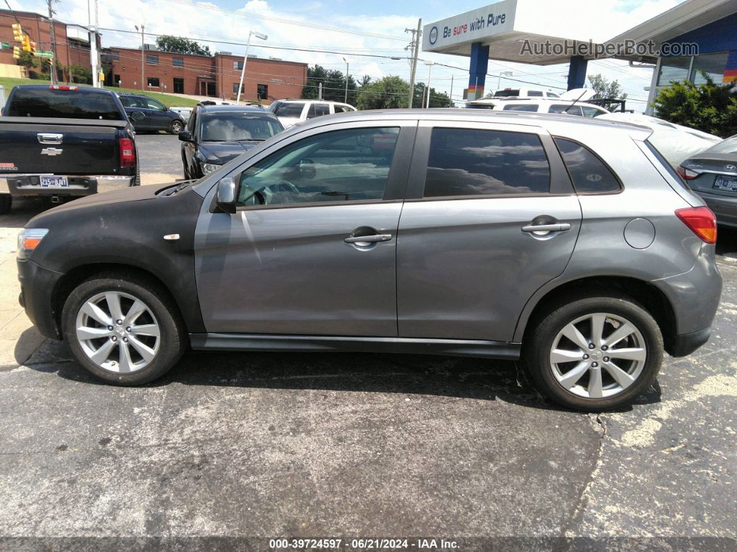 2015 Mitsubishi Outlander Sport Es Gray vin: 4A4AR3AU9FE050770