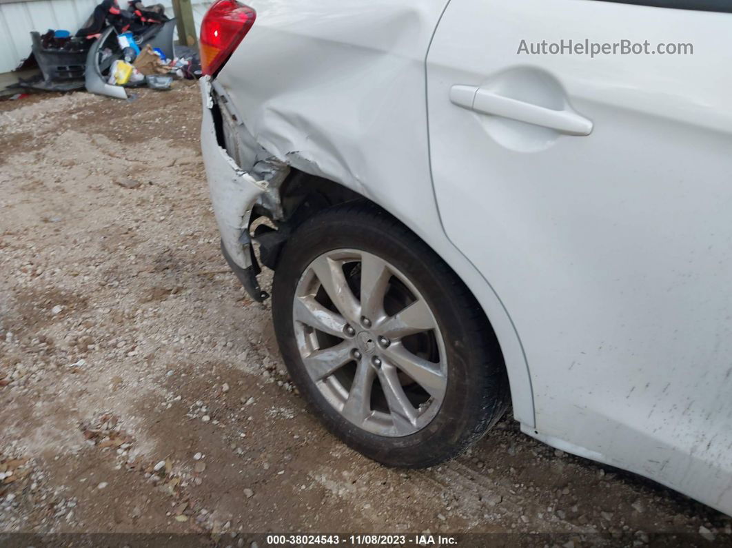 2015 Mitsubishi Outlander Sport Es White vin: 4A4AR3AU9FE050848