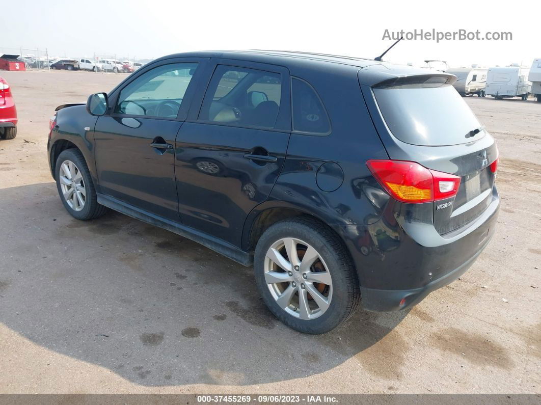 2015 Mitsubishi Outlander Sport Es Черный vin: 4A4AR3AU9FE051076