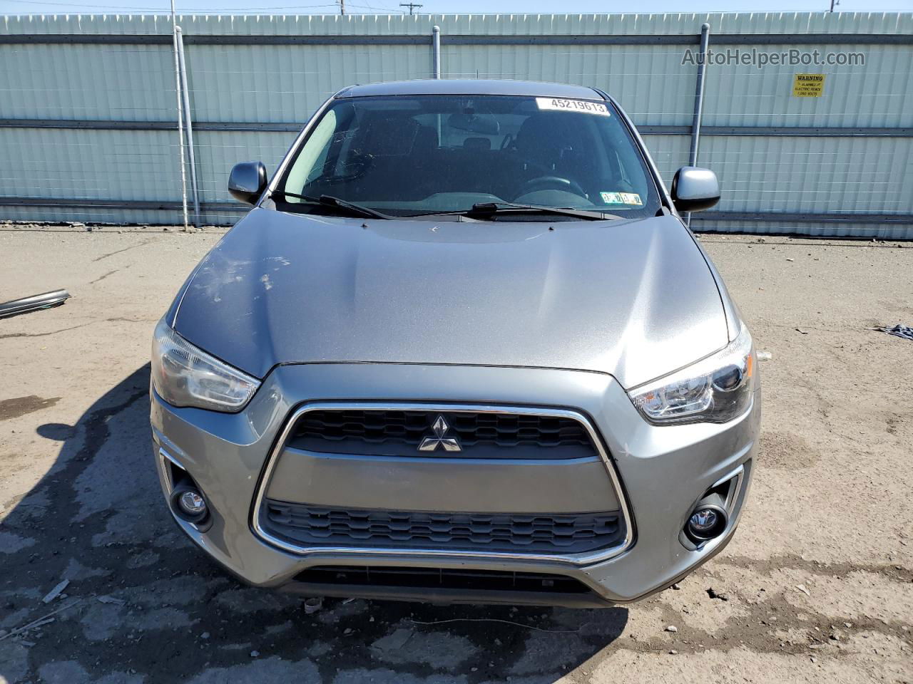 2015 Mitsubishi Outlander Sport Es Серебряный vin: 4A4AR3AU9FE058268