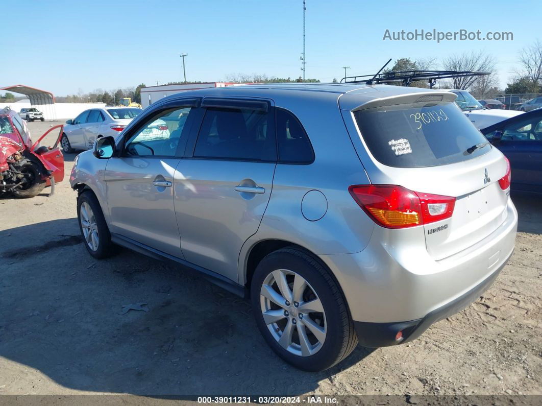 2013 Mitsubishi Outlander Sport Es Silver vin: 4A4AR3AUXDE015720