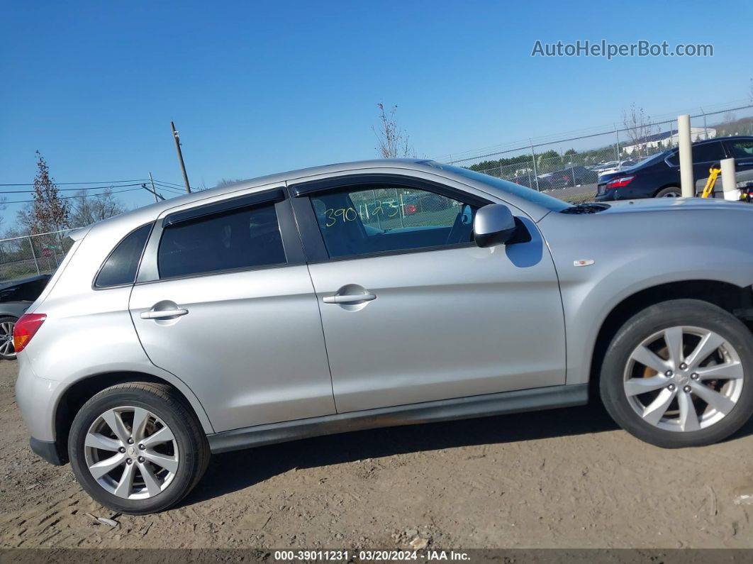 2013 Mitsubishi Outlander Sport Es Silver vin: 4A4AR3AUXDE015720