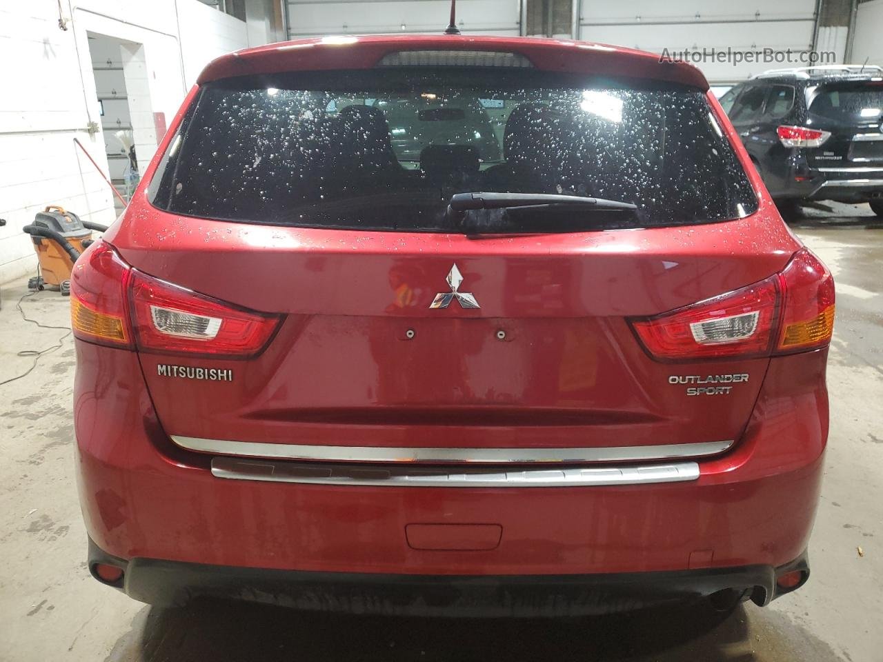 2014 Mitsubishi Outlander Sport Es Red vin: 4A4AR3AUXEE023141
