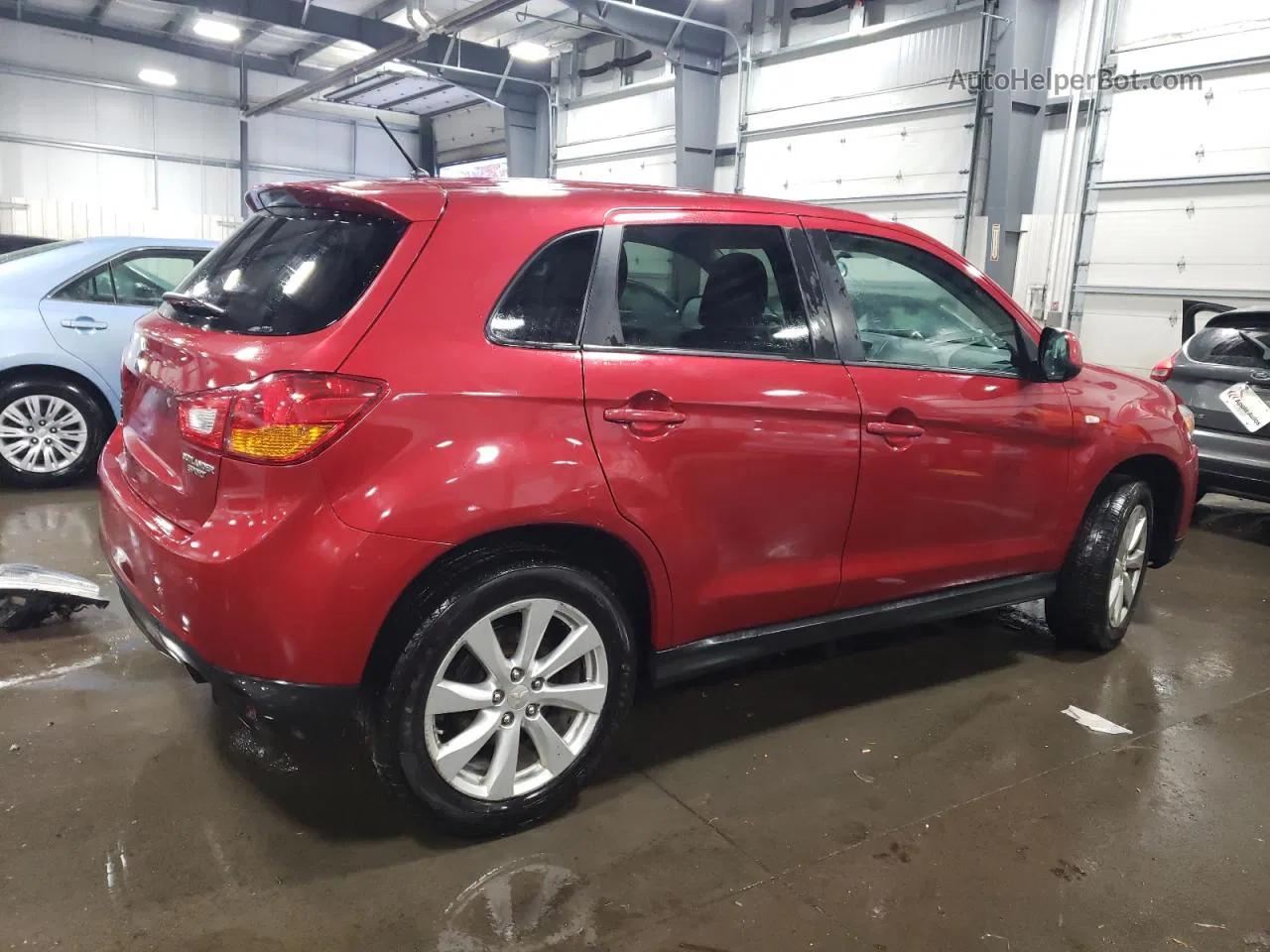 2015 Mitsubishi Outlander Sport Es Burgundy vin: 4A4AR3AUXFE004204