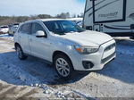 2015 Mitsubishi Outlander Sport Es White vin: 4A4AR3AUXFE047845