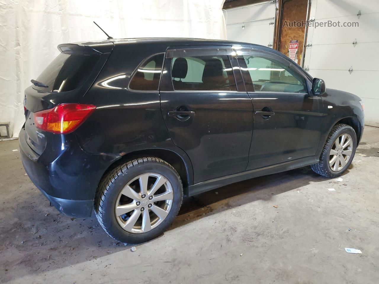 2015 Mitsubishi Outlander Sport Es Black vin: 4A4AR3AUXFE048154