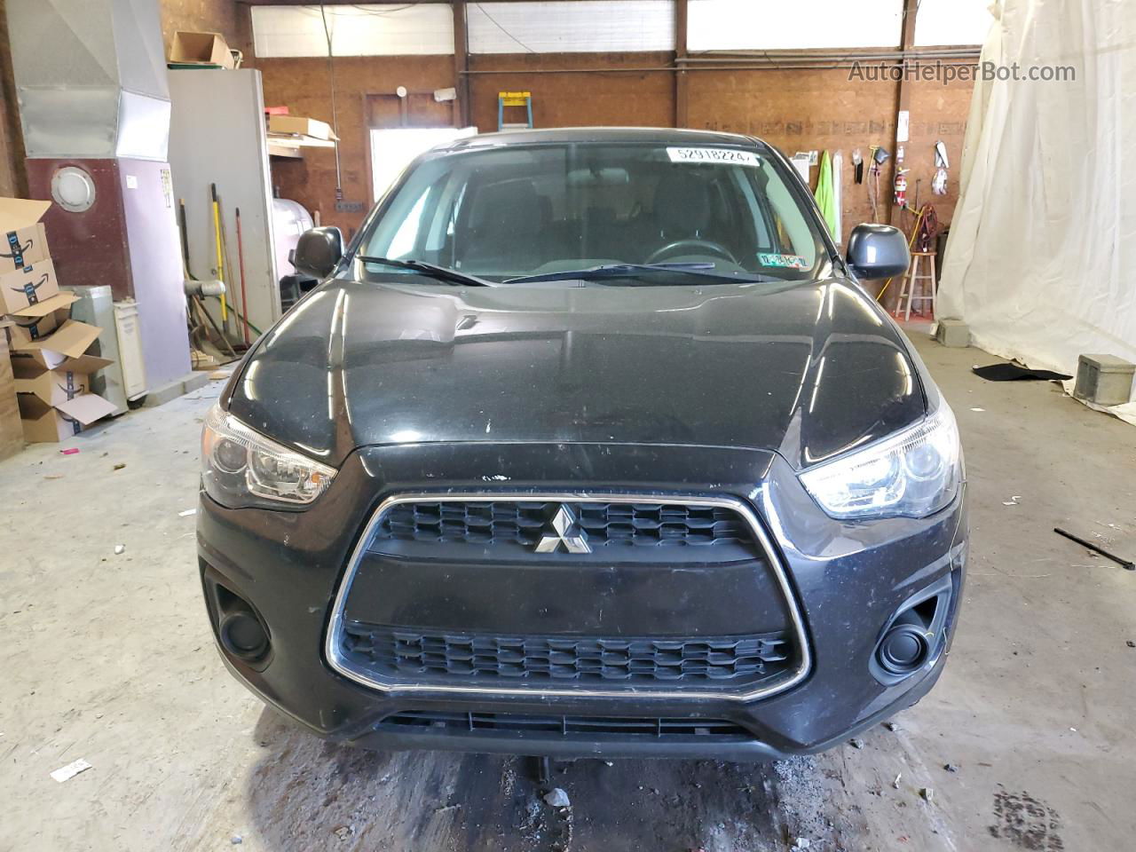 2015 Mitsubishi Outlander Sport Es Black vin: 4A4AR3AUXFE048154