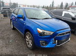 2015 Mitsubishi Outlander Sport Es Blue vin: 4A4AR3AUXFE054245