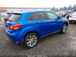 2015 Mitsubishi Outlander Sport Es Blue vin: 4A4AR3AUXFE054245