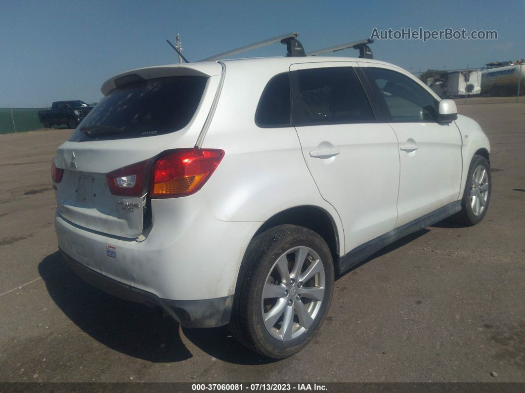 2015 Mitsubishi Outlander Sport 2.4 Es White vin: 4A4AR3AW0FE035026