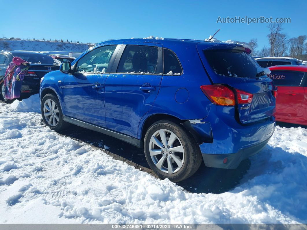 2015 Mitsubishi Outlander Sport Es Light Blue vin: 4A4AR3AW1FE040901