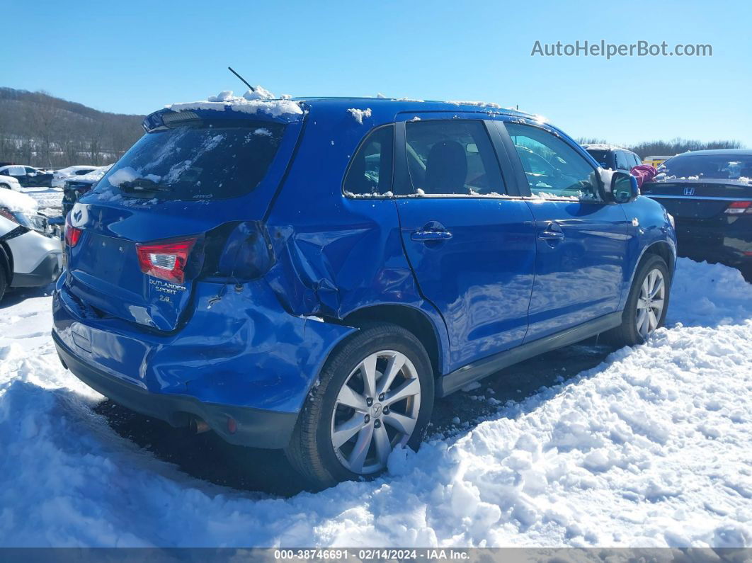 2015 Mitsubishi Outlander Sport Es Light Blue vin: 4A4AR3AW1FE040901