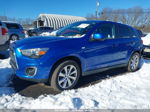 2015 Mitsubishi Outlander Sport Es Light Blue vin: 4A4AR3AW1FE040901