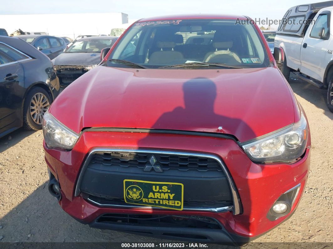 2015 Mitsubishi Outlander Sport Es Red vin: 4A4AR3AW1FE060825