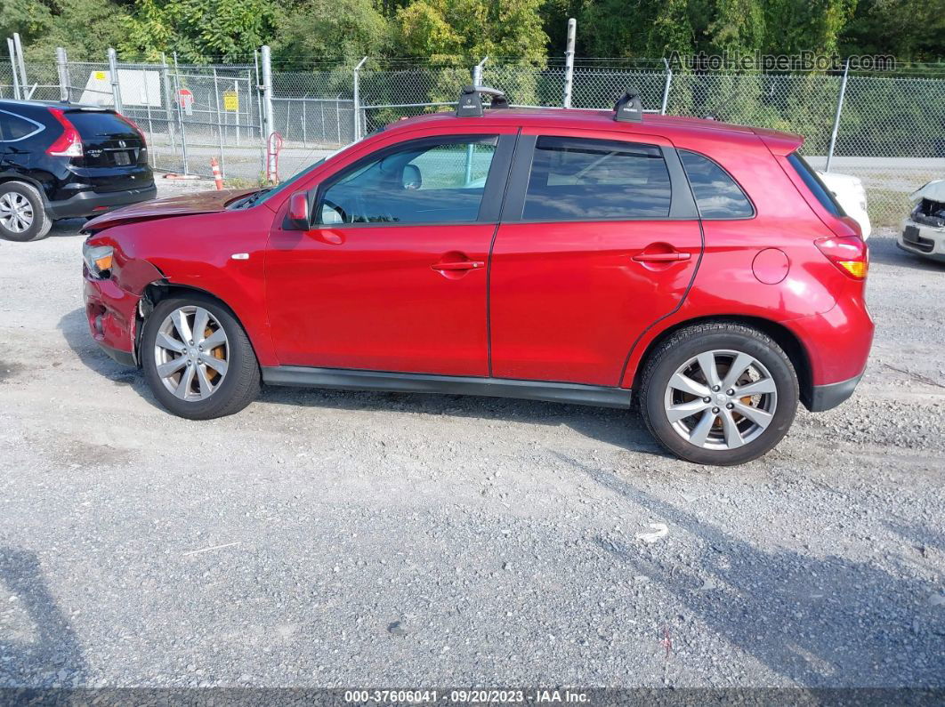 2015 Mitsubishi Outlander Sport Es Red vin: 4A4AR3AW2FE056752