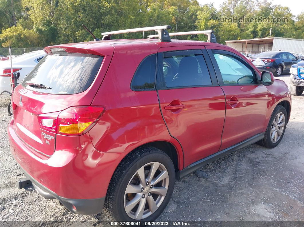 2015 Mitsubishi Outlander Sport Es Red vin: 4A4AR3AW2FE056752