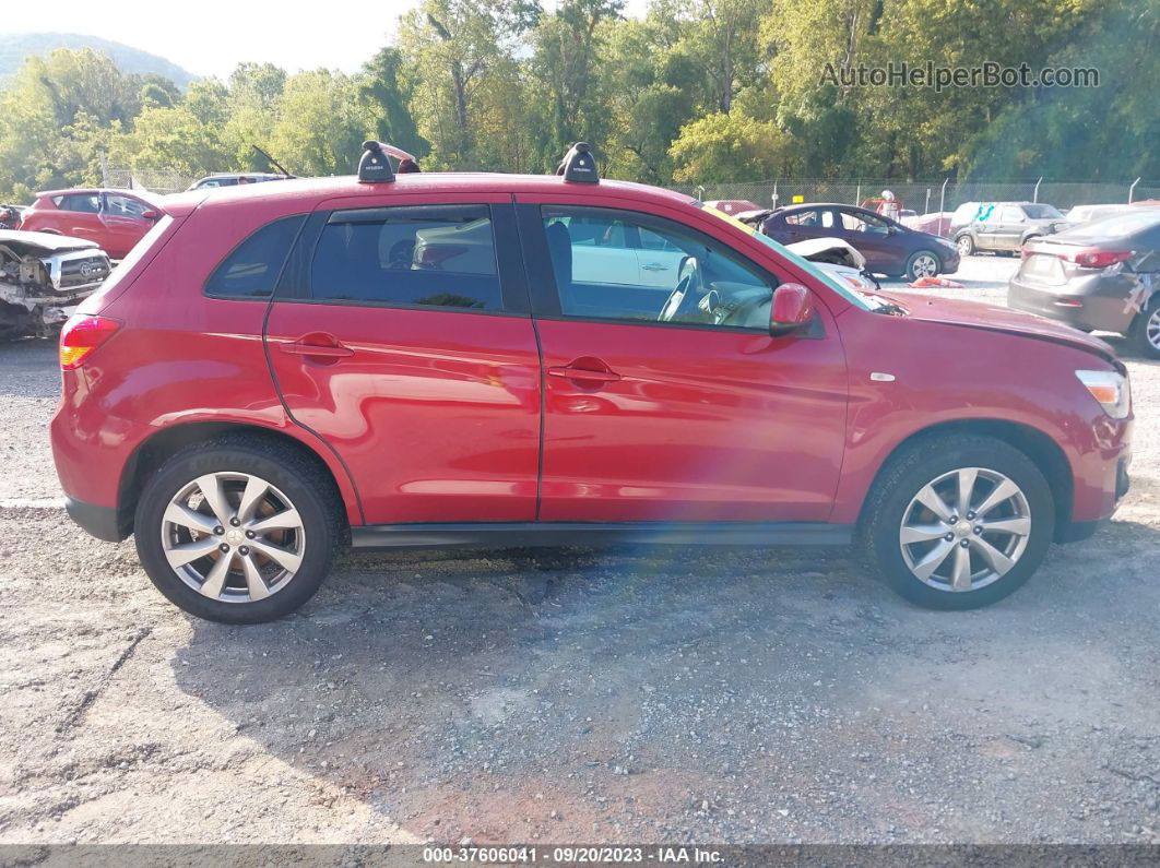 2015 Mitsubishi Outlander Sport Es Red vin: 4A4AR3AW2FE056752