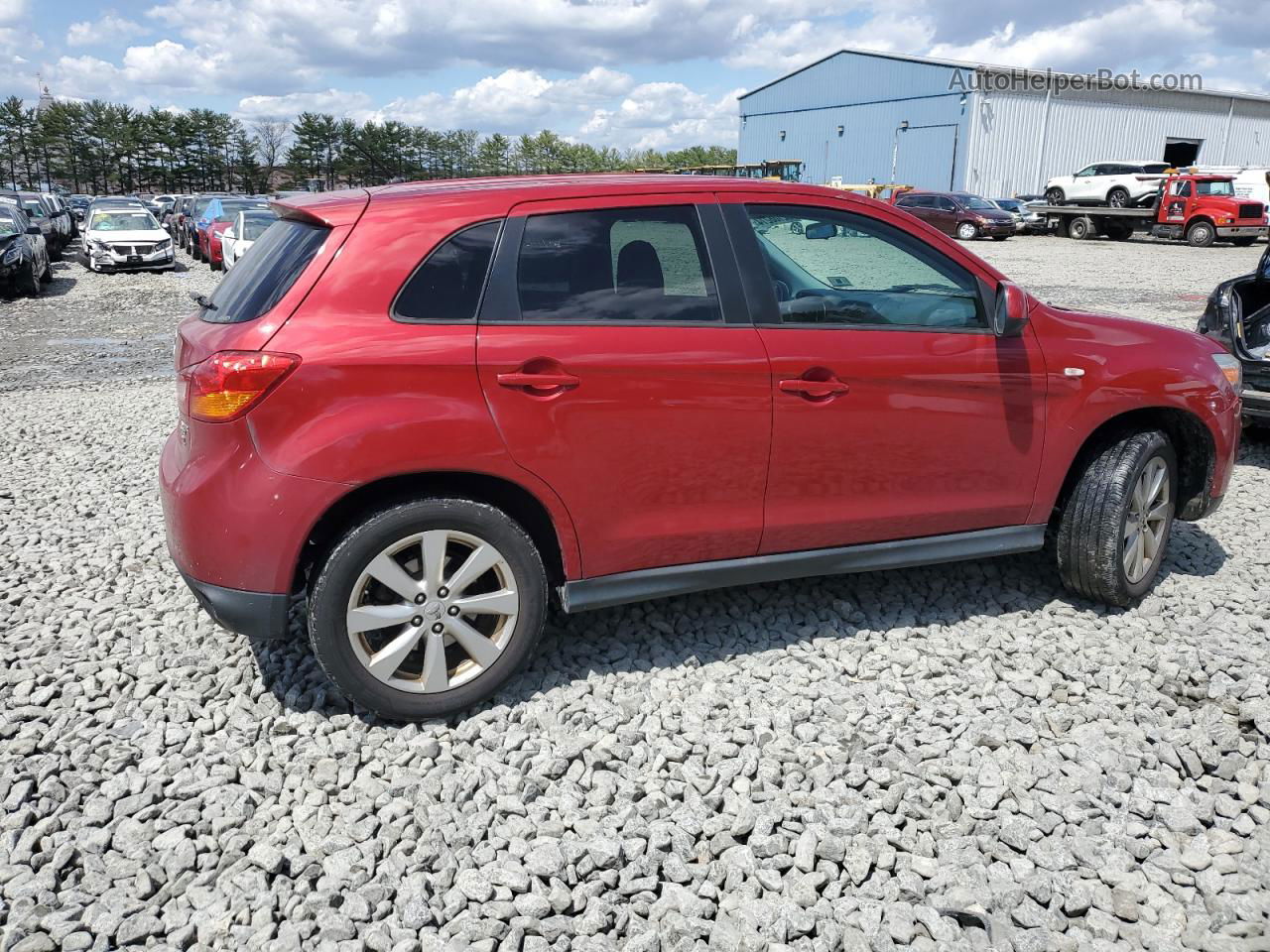 2015 Mitsubishi Outlander Sport Es Red vin: 4A4AR3AW2FE061532